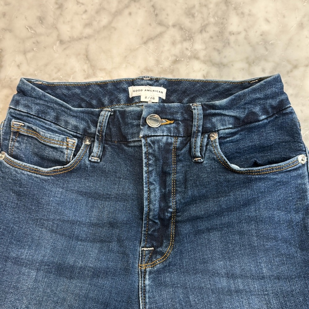 Good American GOOD LEGS SKINNY JEANS in Blue 004 Size 2/26